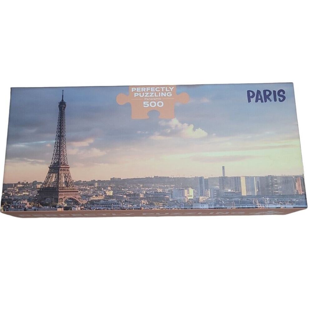 Talking Tables Panoramic Paris Puzzle 500 Pieces Collectible Family Night Fun